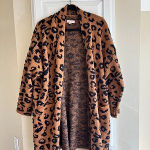 Long Cheetah Cardigan